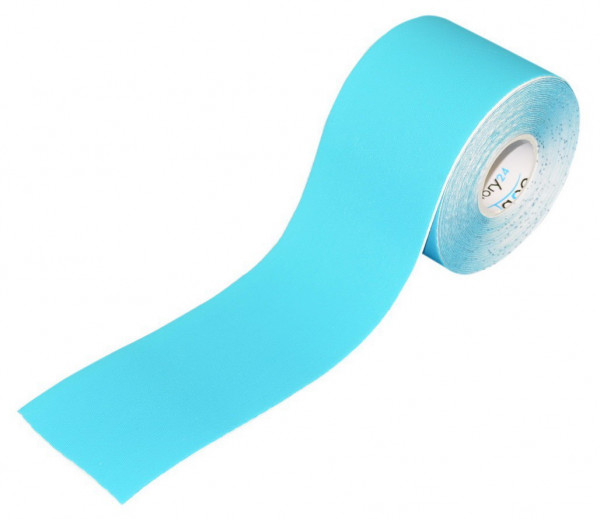 Tapefactory24 Premium Line Kinesiologie Tape 5cm x 5m blau, 2er Set